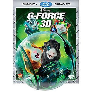 G-Force Blu-ray 3D, Blu-ray and DVD - $21.95 - ShopDisney.com ($5.95 Shipping)