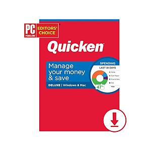 Quicken Deluxe 2020 Personal Finance - 1 Year Subscription $20.99 @ Newegg AC