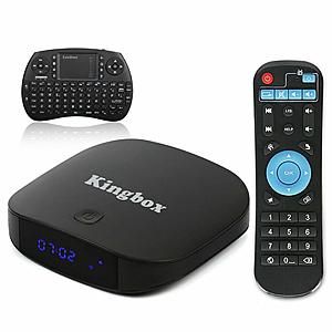 Kingbox Android 7.1 TV Box with 2GB RAM 16GB ROM Support Bluetooth 4.0 / H.265 / 4K Ultra HD / 3D / 2.4GHz WiFi $39.99
