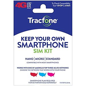 $25 Amazon eGift Card w/ TracFone/Total Wireless/Simple Mobile/NET10 Activation from $20 (New Lines Only) $1