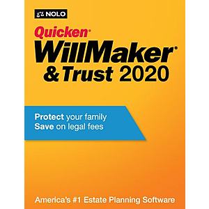Nolo’s Quicken WillMaker & Trust 2020 $54
