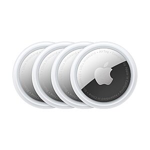 4-Pack Apple AirTags Item Location Trackers $86.97 + tax (if OOS online select In-Store pickup) YMMV at Walmart