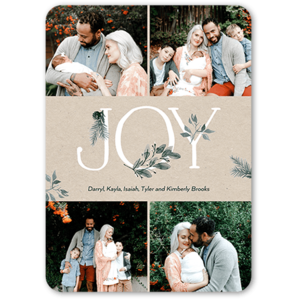 10-Count Personalized Folded Holiday Cards + 48-Count Personalized Address Labels $8.48 shipped