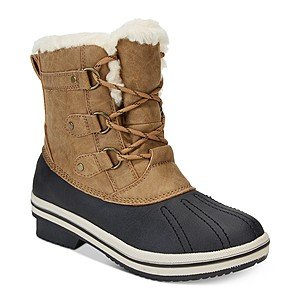 Macys Women's Shoes Flash Sale: PAWZ Gina Winter Boots $19.75, Baretraps Yulissa Riding Boots $24.75, American Rag Farahh Combat Booties $12.50, More + free store pickup at Macys