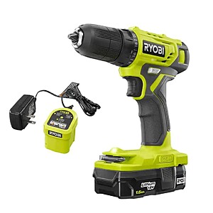 RYOBI 18V ONE+ 3/8" Drill/Driver Kit (FACTORY RECONDITIONED) + Free Shipping $15 (DirectToolsOutlet)