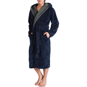 Amazon.com: DAVID ARCHY Men's Soft Fleece Plush Robe Full Length Long Bathrobe : Clothing, Shoes & Jewelry $39.19