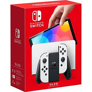 Nintendo Switch OLED (Seller Refurbished) White - eBay (VIPoutlet) - $296.10