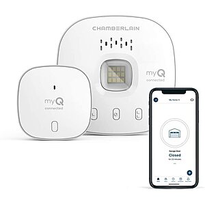 Chamberlain myQ Smart Garage Door Opener WiFi Garage Hub $17