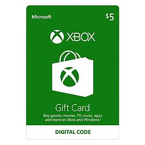 GameStop Pro Rewards Members w/ $5 Monthly Coupon: $5 Microsoft Xbox Gift Card $1 & More (Email Delivery)