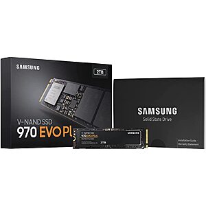 2TB Samsung 970 Evo Plus M.2 2280 PCIe Gen 3x4 NVMe Solid State Drive SSD $139.99 + Free Shipping via Newegg
