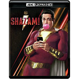 Shazam! (4K Ultra HD + Blu-ray) $8.50 + Free Shipping