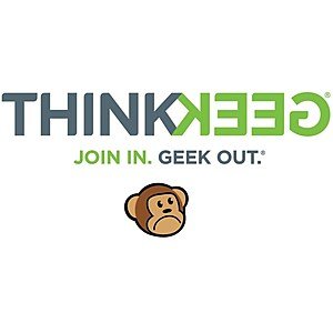 Thinkgeek Sitewide Moving Sale: Collectibles, Toys/Games, Clothing 75% Off & More + $9 S/H