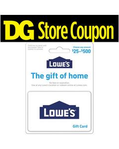 Lowes Gift Card 10%off