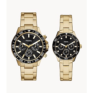 Fossil Couple Watches - Golden - $60.20 at Fossil