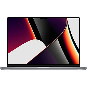 2021 Apple MacBook Pro (16-inch, Apple M1 Pro chip with 10‑core CPU and 16‑core GPU, 16GB RAM, 512GB SSD) - Space Gray $2000 + Free Shipping