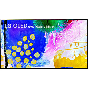 LG OLED 4K TV's (2022): 65" G2 $1598, 77" G2 + $150 Visa Gift Card $3097 + free s/h