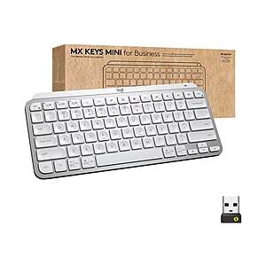 Logitech MX Keys Mini Wireless Backlit Keyboard (Business Edition, Pale Gray) $66.50 + Free Shipping