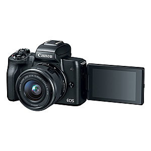 Canon EOS M50 + 15-56 f3.5-6.3 IS - Refurb + 1 year manufacture warranty $399.99