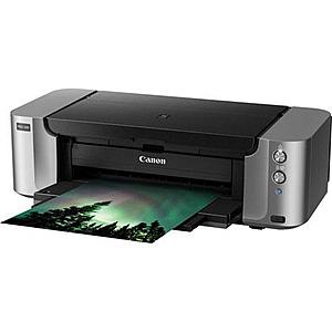 Canon PIXMA PRO-100 Professional Inkjet Photo Printer 13x19 + Canon LU-101 Pro Luster Photo Paper (13x19"), 50 Sheets $69 ac / ar / fs @ adorama