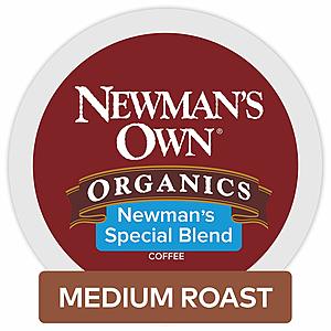 Newman's Own Organics Special Blend Keurig Single-Serve K Cup Pods Medium Roast Coffee, 48 Count w/ S&S+coupon @ Amazon $17.10 or less