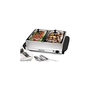 Elite Gourmet Dual Tray Buffet Server - $25.99 - Free shipping for Prime members - $25.99