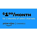 Amazon Prime Members: 2-Month Select Prime Channels: Paramount+, AMC+, Starz $2/Month & More (Valid thru 12/4)