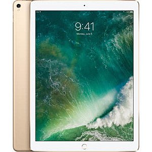 64GB Apple 12.9" WiFi iPad Pro (Gold, Mid 2017) $579 & More + Free S&H