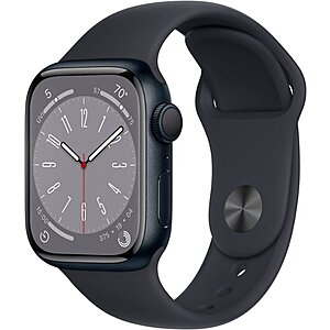 Bestbuy - Apple Watch Series 8 GPS 41mm Aluminum Case with Sport Band - $349