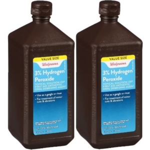 32-Oz Walgreens Hydrogen Peroxide 3% USP Antiseptic 2 for $1.55 + Free Store Pickup on $10+ Orders