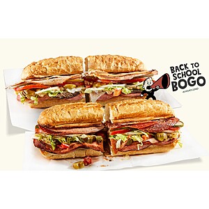 Potbelly Sandwiches Buy One Get One Free STARTS 8/22 ONE DAY ONLY