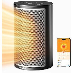 1500W Govee Smart Indoor Space Heater (Black or White) $25 + Free Shipping