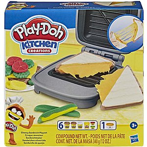 Play-Doh Kitchen Creations Cheesy Sandwich Play Food Set $4.90