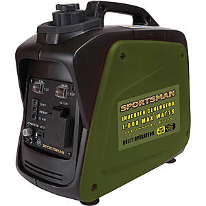 Sportsman 1000i 1000-watt inverter generator CARB compliant $169 @ Walmart