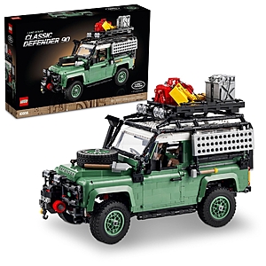 LEGO Icons Land Rover Classic Defender 90 10317 Model Car Building Set for Adults and Classic Car Lovers, this Immersive Project based on an Off-Road Icon Makes a Great G - $200