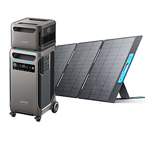 Costco Members NEXT: Anker SOLIX F3800, BP3800 Expansion battery, and PS400 400W Solar Panel $3699 (7680Wh total) & More - Free Shipping