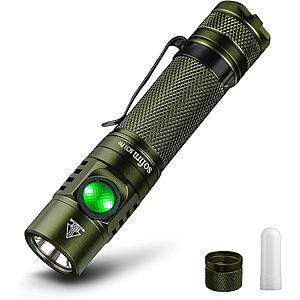 Sofirn SC31 Pro Rechargeable Flashlight "Big Kit" Green or Black $26.59 at Amazon with FREE Shipping