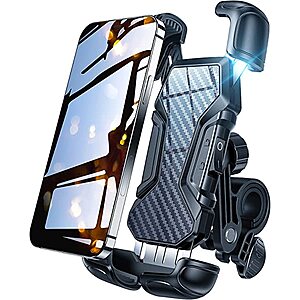 LISEN Bike/Motorcycle Phone Mount (for 4.7-7.0" phone) $8.65 + Free Shipping w/ Prime or on $25+