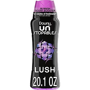 Downy Laundry Scent Booster Beads: 20.1-Oz Unstopable (Lush) $9, Infusion (Calm, Bliss) $9 & More w/ S&S + Free Shipping w/ Prime or on $25+