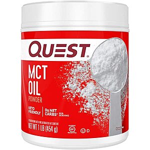 16-Oz Quest Nutrition Keto Friendly MCT Powder Oil $23 + Free Shipping