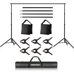 Neewer Photo Studio 10' x 7' Backdrop Support System $21 + Free Shipping