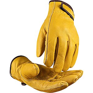 toolant Leather Work Gloves w/ 3M Thinsulate Lining: 1-Pair (Large) $10
