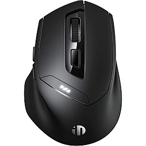 Inphic Rechargeable 1600 DPI 6-Button Tri-Mode Bluetooth Silent Wireless Mouse $8 + Free Shipping w/ Prime or on $25+