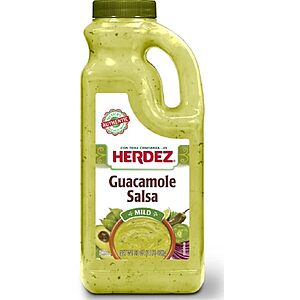 32-Oz Herdez Guacamole Salsa (Mild) $4.55, 68-Oz Herdez salsa Verde (Mild) $5.75, 70-Oz Herdez Salsa Casera (Medium) $6.15 w/ S&S + Free Shipping w/ Prime or on $35+