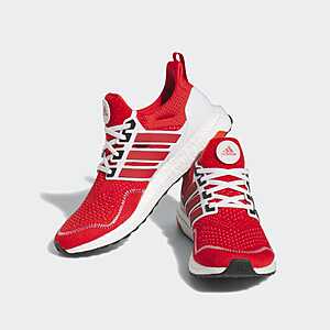 adidas Men's Ultraboost 1.0 Running Shoes: (Active Red & Bright Blue) $57.60 & More + Free Shipping