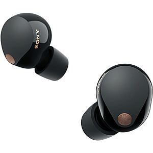 Sony WF-1000XM5 Truly Wireless Noise Canceling Earbuds (Refurbished, Black) $120 + Free Shipping