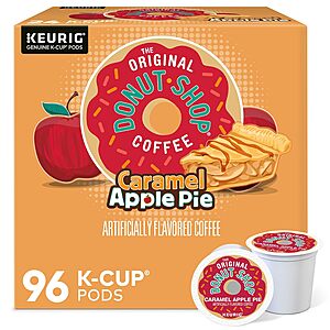 96-Count The Original Donut Shop Light Roast K-Cup Coffee Pods (Caramel Apple Pie) $22.35 w/ S&S + Free Shipping w/ Prime or on $35+