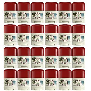 24-Pack 0.5-Oz Old Spice Men's Antiperspirant Deodorant (Fiji) $6.95 w/ S&S + Free Shipping w/ Prime or on $35+