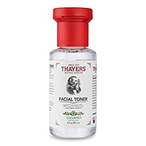 THAYERS Alcohol-Free Witch Hazel Facial Toner with Aloe Vera, Cucumber, Trial Size, 3 Ounce $1.99 at Amazon