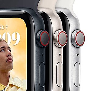 Apple Watch SE (2nd Gen) [GPS + Cellular 40mm] Smart Watch - $269.99 + F/S - Amazon