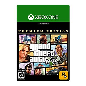 Grand Theft Auto V: Premium Edition - Xbox One [Digital Code] - $10.00 - Amazon